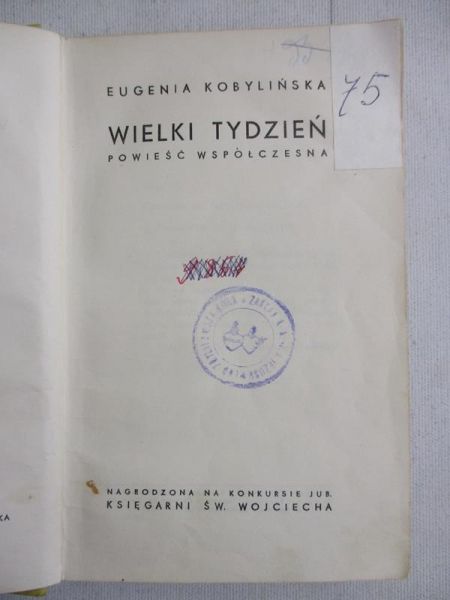 Wielki tydzień, 1939r.