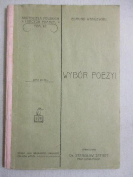 Wybór poezji, 1908r.