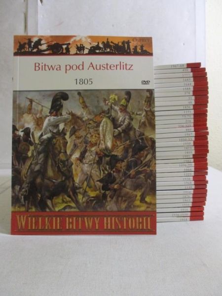 Wielkie Bitwy Historii, 36 książek + CD