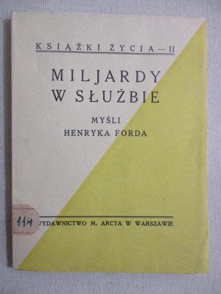 Miljardy w służbie, 1927r.