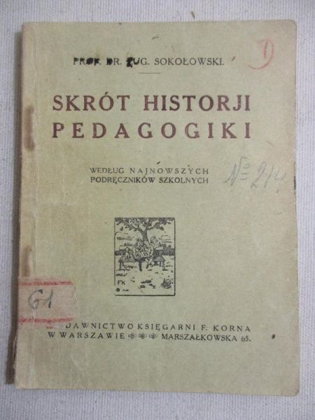 Skrót historji pedagogiki. 1927 r.