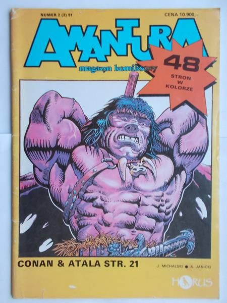 Janicki Andrzej (red.) - Awantura. Magazyn komiksowy Nr. 2(3) / 91