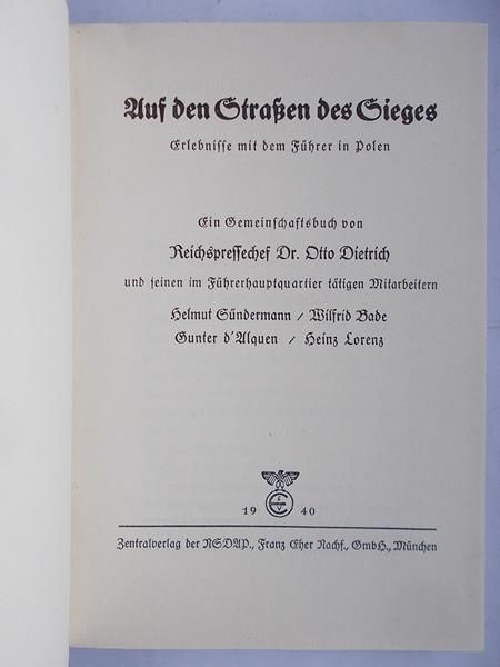 Auf den Straßen des Sieges, 1940 r.