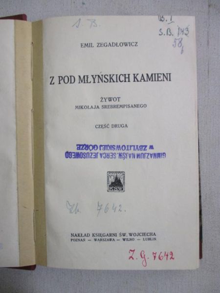 Z pod młyńskich kamieni, 1928 r.