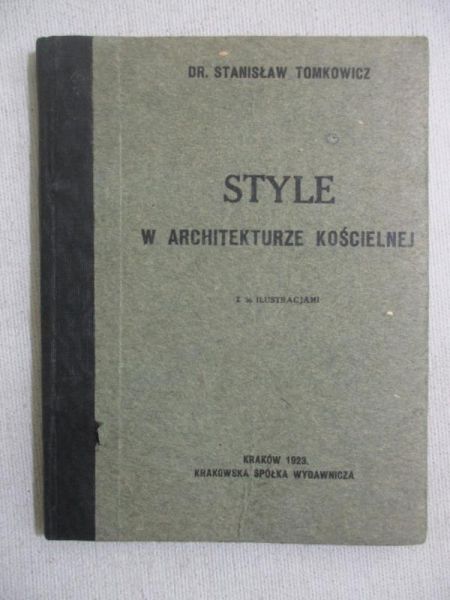 Style w architekturze kościelnej, 1923 r.