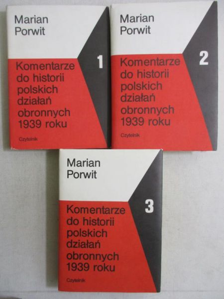 Komentarze do historii polskich działań obronnych 1939 roku, Tom I-III