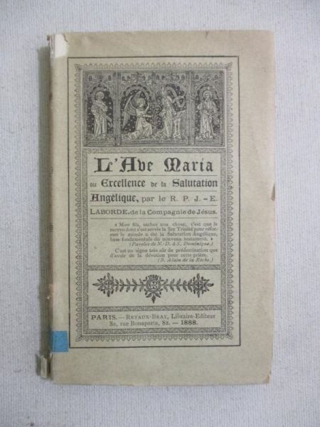 L Ave Maria, 1888 r.