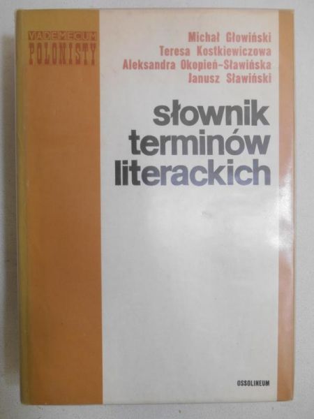 Głowiński Michał - Podręczny słownik terminów literackich