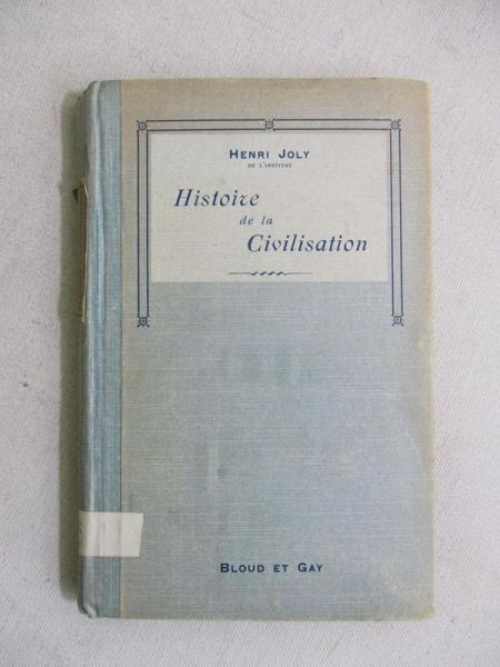 Joly Henri - Histoire de la Civilisation, 1914 r.