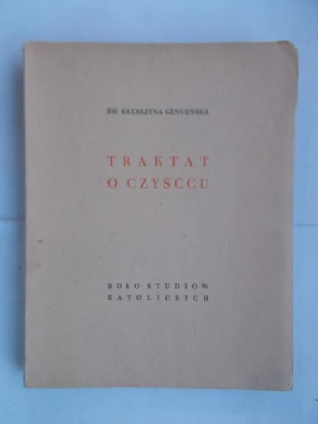 Traktat o czyśćcu. 1938 r.