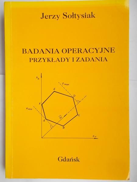 Badania operacyjne. Przykłady i zadania