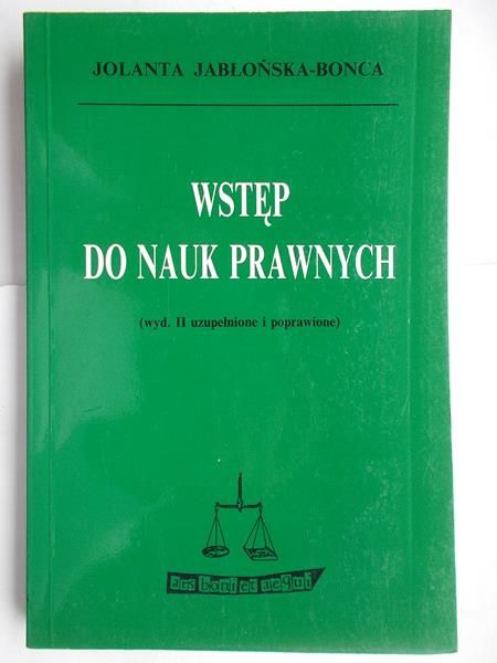 Wstęp do nauk prawnych