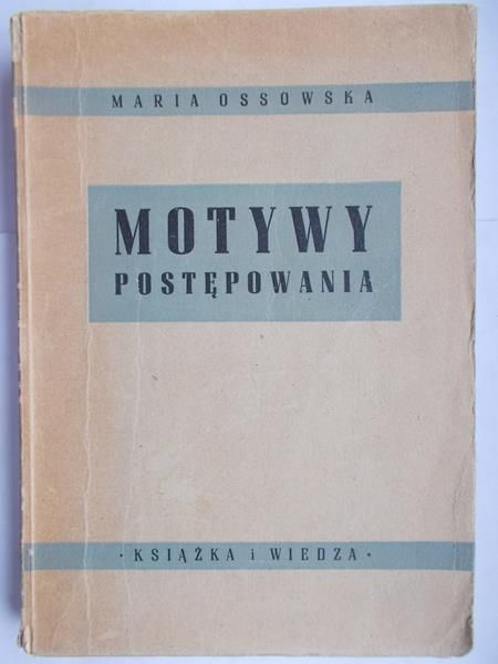 Motywy postępowania
