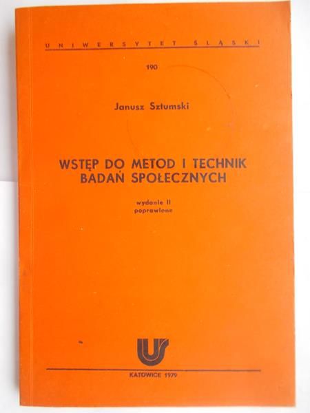Wstęp do metod i technik badań społecznych