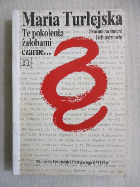 Te pokolenia żałobami czarne...