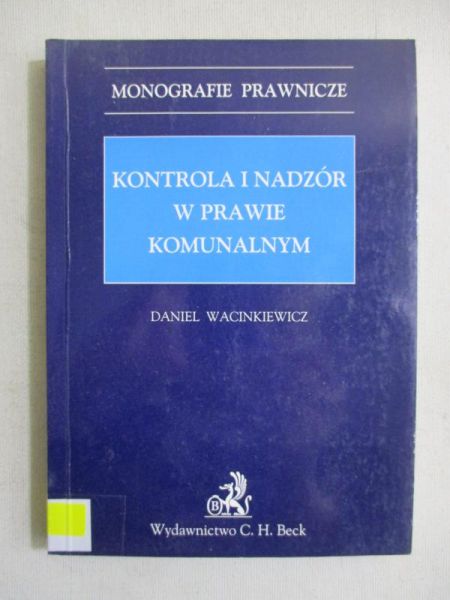 Kontrola i nadzór w prawie komunalnym
