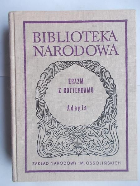 Erazm z Rotterdamu - Adagia