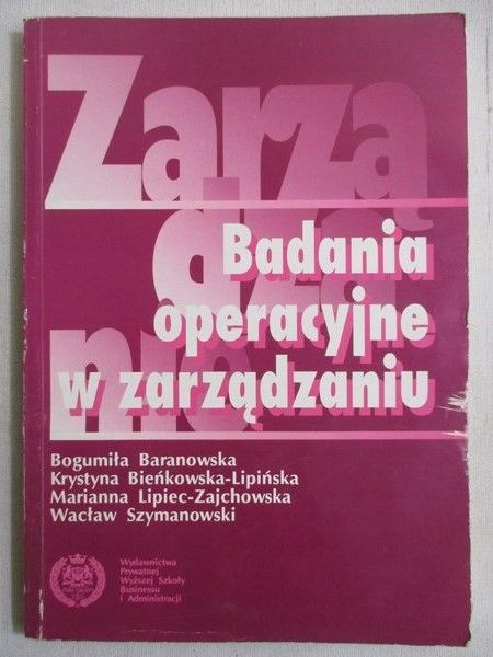 Badania operacyjne w zarządzaniu