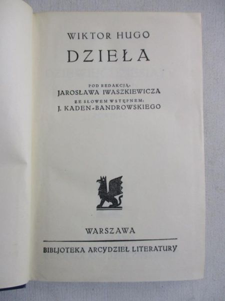 Człowiek śmiechu. T I-II, 1926 r.