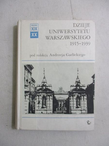 Dzieje Uniwersytetu Warszawskiego 1807-1915