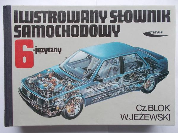 Ilustrowany słownik samochodowy 6-języczny