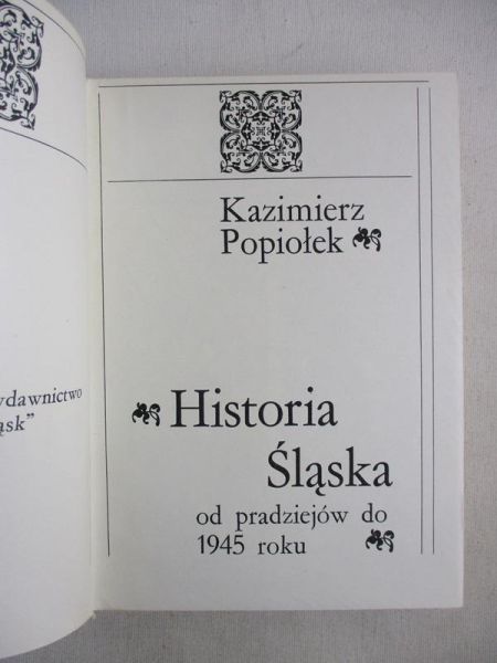 Historia Śląska od pradziejów do 1945 r.