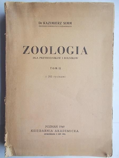 Simm Kazimierz - Zoologia, t. II, 1949