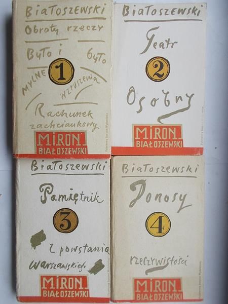 Bialoszewski  - Utwory zebrane, t. I - IV