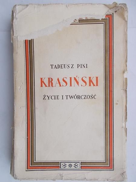 Krasiński. Życie i twórczość. 1928 r.?