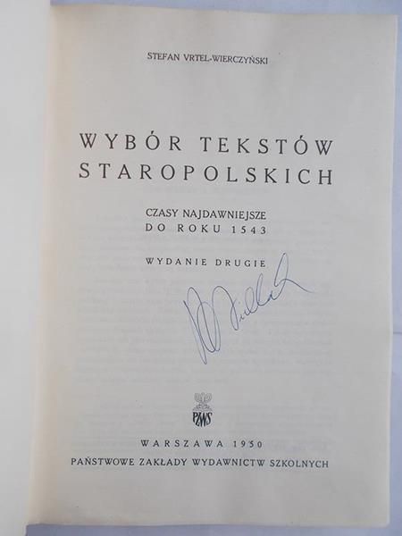 Wybór tekstów staropolskich