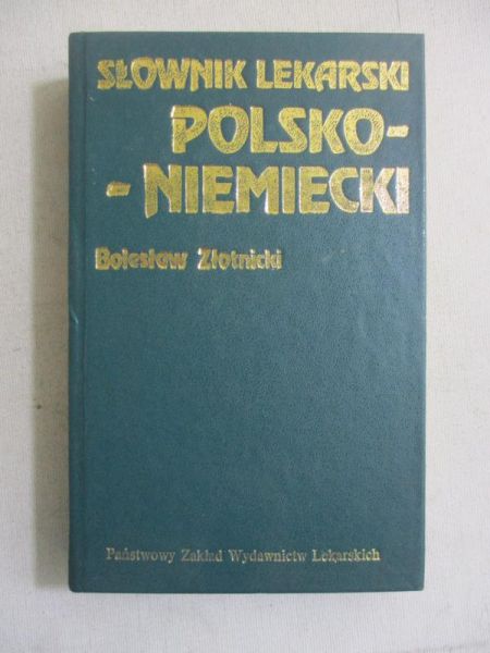 Słownik lekarski polsko-niemiecki