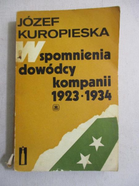 Wspomnienia dowódcy kompanii 1923-1934
