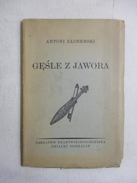 Gęśle z Jawora, 1935 r.
