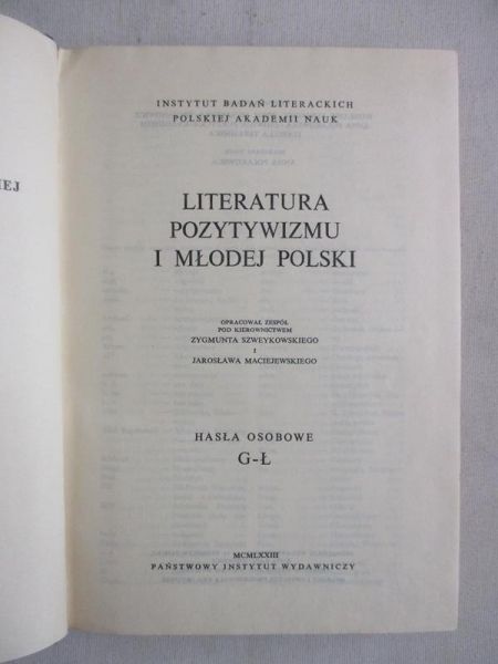 Literatura pozytywizmu i Młodej Polski, Nowy Korbut 14