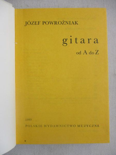 Gitara od A do Z