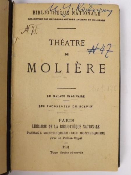 Theatre, 1901 r.