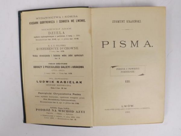 Pisma T. III, 1902 r.