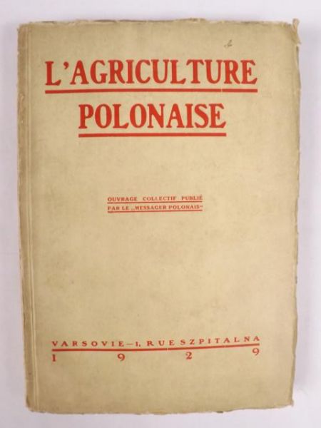 L'agriculture polonaise, 1929 r.