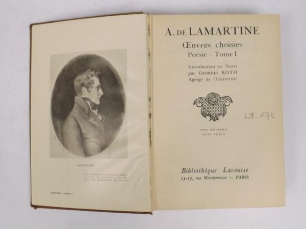 Lamartine A. de - Oeuvres choisies Poesie - Tome I - II, 1925 r.