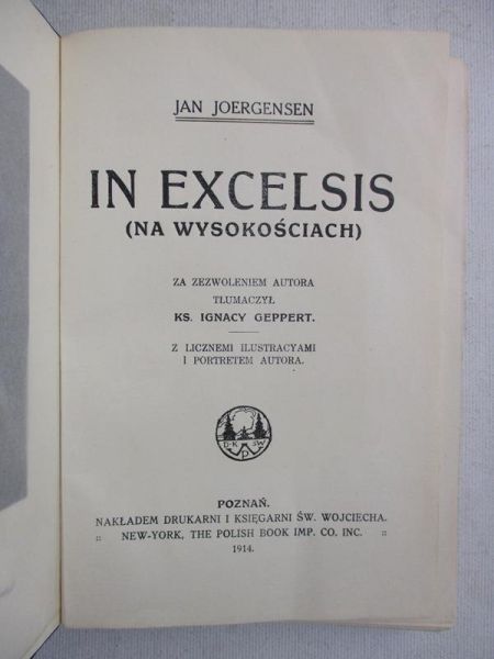 Joergensen Jan - In excelsis (Na wysokościach), 1914 r.