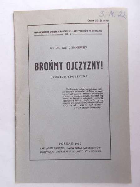 Brońmy ojczyzny,1930r.