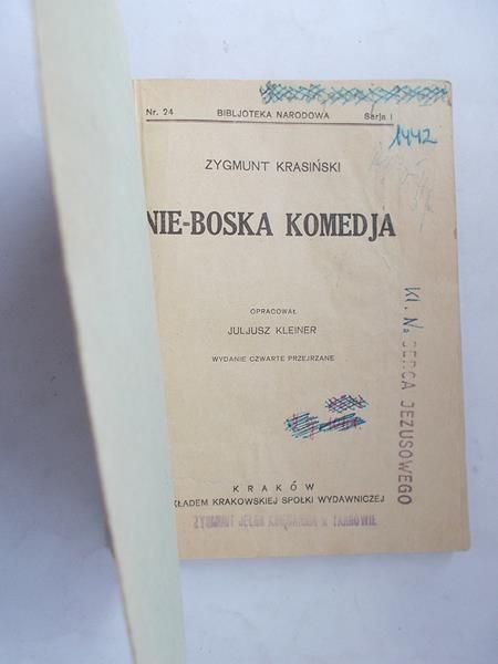 Nie-Boska Komedja, 1927