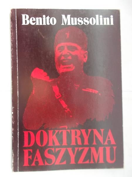 Doktryna Faszyzmu, reprint z 1935 r.