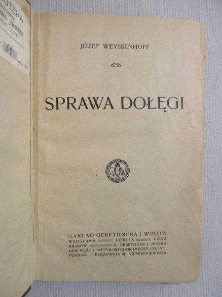 Sprawa Dołęgi, 1901 r.