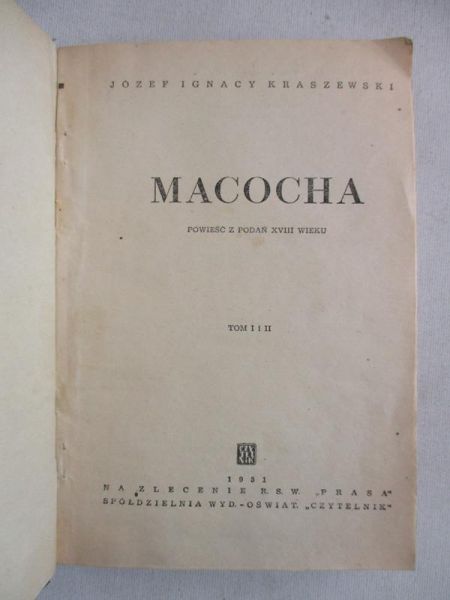 Kraszewski Ignacy - Macocha