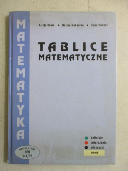Tablice matematyczne