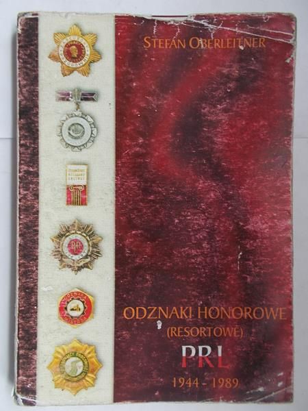 Odznaki honorowe (resortowe) PRL 1944-1988