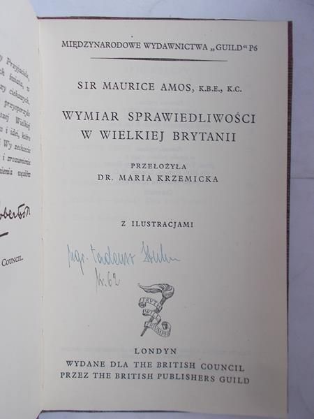 Wymiar sprawiedliwości w Wielkiej Brytanii, 1943 r.