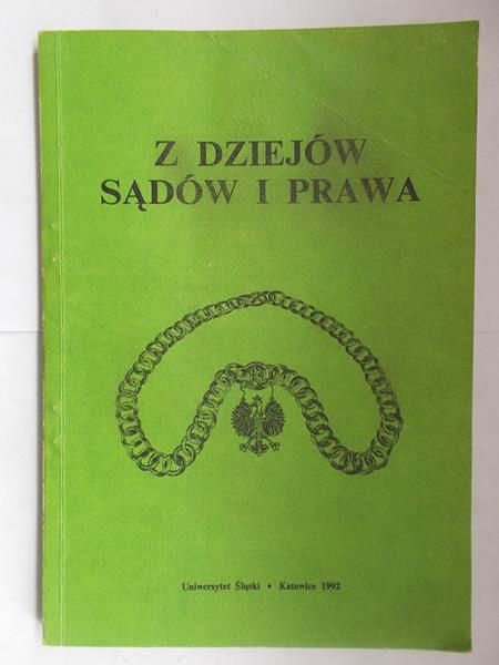 Z dziejów sądów i prawa