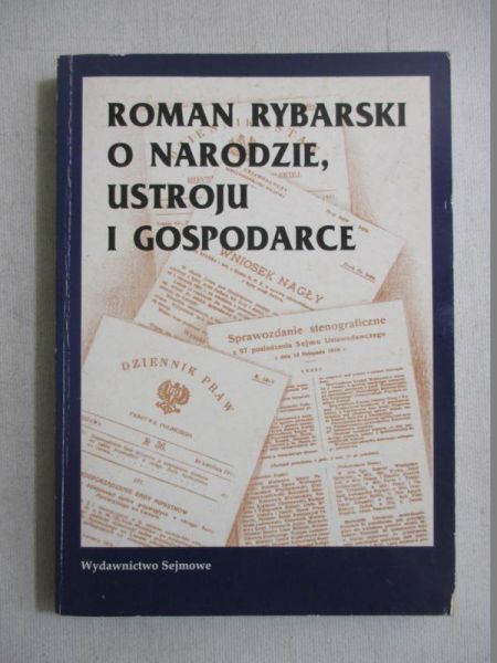 O narodzie, ustroju i gospodarce